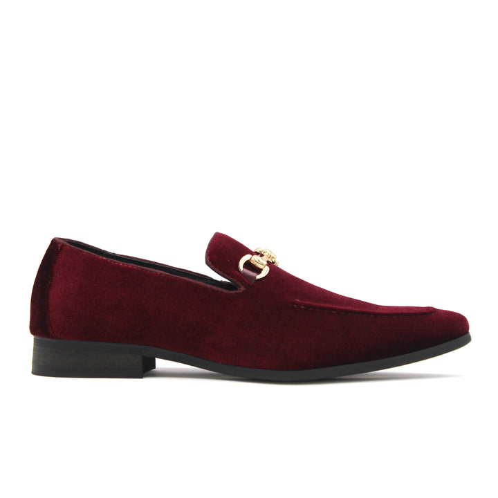 Burgundy slip on shoes on sale